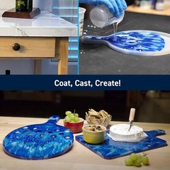 High Gloss Self-Leveling Epoxy Resin Kit – Ideal for Wood, Bar Tops & More