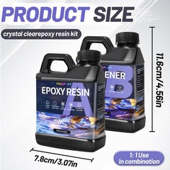 Fast Cure 1:1 – Clear Epoxy Resin – 16oz/32oz/64oz/1 Gallon/2 Gallons Kit