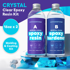 Crystal Clear Epoxy Resin Kit – 32 Oz (with Tools)