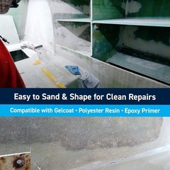 Polyester Structural Repair Putty – Marine Grade Filler for Fiberglass and More