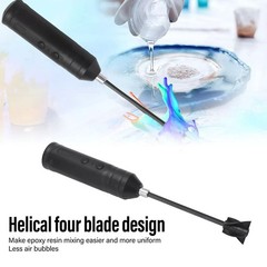 Epoxy Resin Mixer Rechargeable Powerful Slow Motor Electric Stirrer Accessories