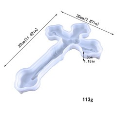 Cross Silicone Resin Molds Crucifix Wall Cross Party Supplies Epoxy Mold for