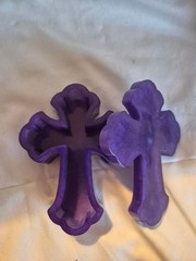High Quality Resin Made Cross Storage Container. Great For Jewelry Or Display.