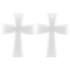 Cross Silicone Resin Molds, 2pcs Cross Pendant Epoxy Resin Mold Crucifix Cast…