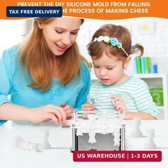 Chess Piece Holder, Metal Holder for Chess Molds for DIY Silicone Molds, Silicon