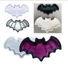 Halloween Bat Dish Tray Silicone Mold Resin Concrete Plaster DIY Gothic Crafts