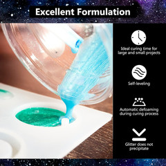 Epoxy Resin 32OZ – Crystal Clear Epoxy Resin Kit – No Yellowing No Bubble Castin