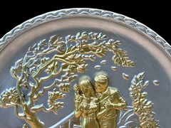 Couples Decorative Plate Mold For Resin