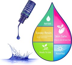 16 Color Liquid Epoxy Resin Pigment Set Translucent Dye DIY Jewelry Making