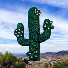 Handmade Crystal Cactus Mold For Resin