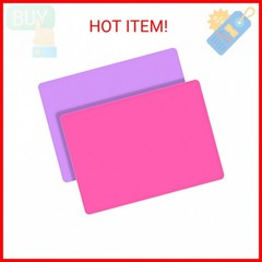LEOBRO Silicone Mat, Silicone Mats for Crafts, 2pcs Silicone Mat for Jewelry Res