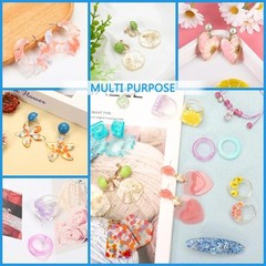 300g UV Resin Crystal Clear Hard UV Cure Resin for Jewelry Craft Making