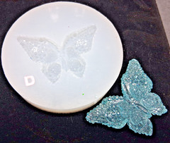 Handmade Butterfly diamond pendant D mold-MOLD ONLY-