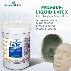 EnvironMolds Liquid Latex Mold Rubber 16 oz – Flexible Casting Mold Latex