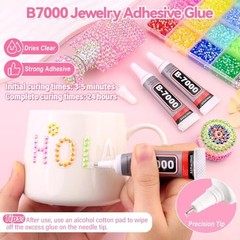 30,000 Pcs Multicolor Resin Rhinestones Kit – 3mm & 4mm Flatback Gems + Glue for