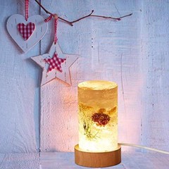 Resin Cylinder Silicone Light Mold Set, Include Cylinder Light Mold and USB