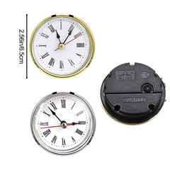 SHOSKY 6pcs Clock Parts for Resin Mold,Clock Pieces Multicolor