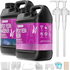 Clear Epoxy Resin Kit Fast Drying Food Grade Self Leveling Art Crafts Jewelry US