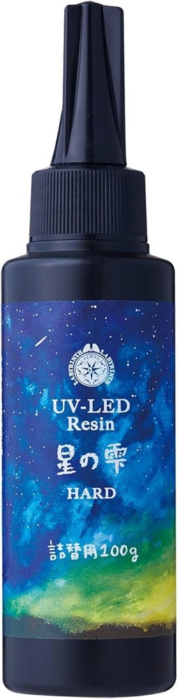 Padico Resin Liquid UV-LED Resin Star Drop Hard Type 100g Transparent 403240