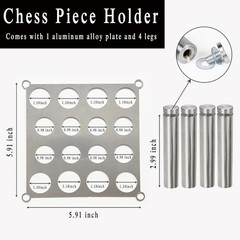 Metal Holder for Chess Molds, Silicone Molds Accessories for DIY Game Kit, St…