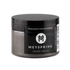 MEYSPRING Silver Druzy Mica Powder for Epoxy – Resin Color Pigment