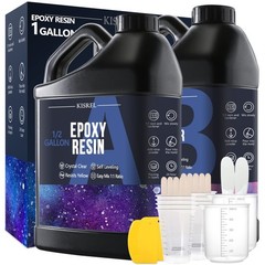 Crystal Clear Epoxy Resin 1 Gallon – No Yellowing, No Bubbles for Art Casting