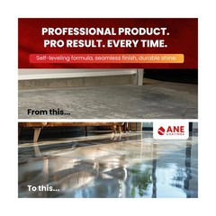 Self Leveling Epoxy Resin Kit – ANE Garage Floor Epoxy Kit Spreads Seamles