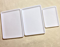 Rectangle Resin Silicone Molds Set Large Medium Small