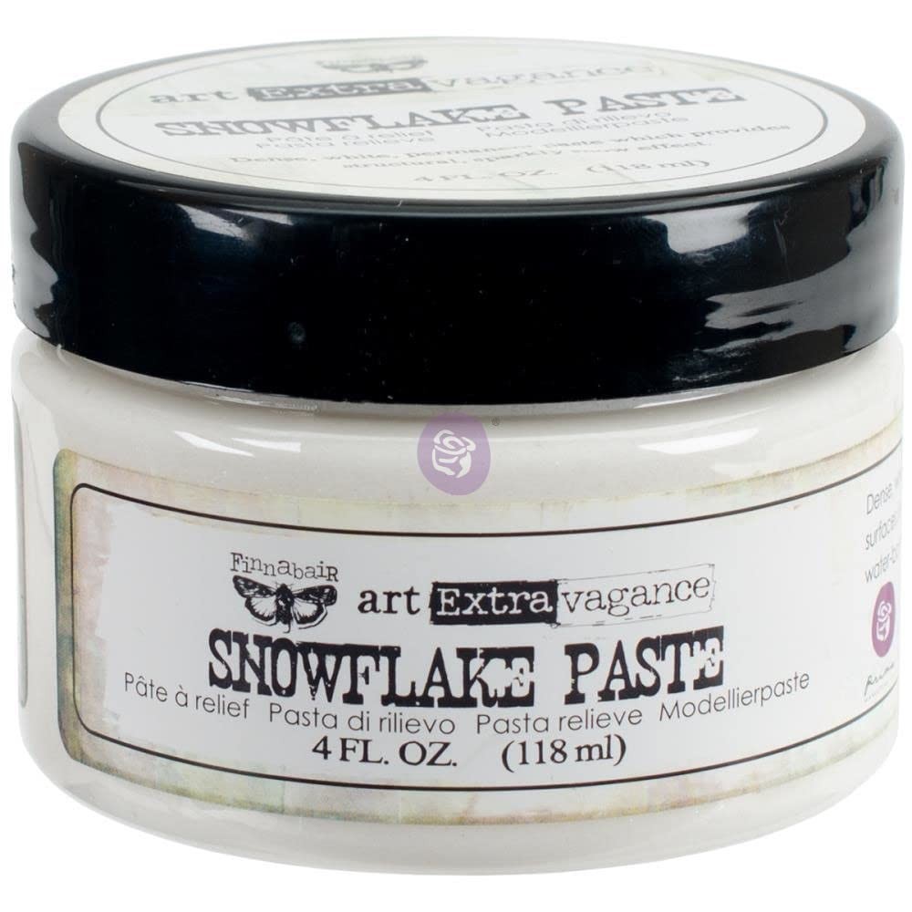 Prima Marketing 962906 Finnabair Art Extravagance Snowflake Paste 4oz