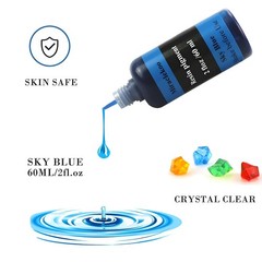 Sky Blue Epoxy Resin Pigment Liquid Colorant Dye 60ml for Crafting Art