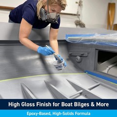 TotalBilge Epoxy Based Bilge Paint for Boat Bilges, Bulkheads, Engine Rooms a…