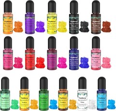 16 Color Liquid Epoxy Resin Pigment Set Translucent Dye DIY Jewelry Making