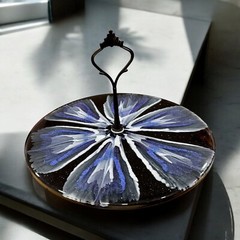 Handmade 9″ Round Silicone Tray Mold For Resin