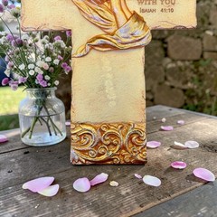 Handmade Cross Isaiah 41:10 Mold For Resin
