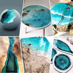 Epoxy Resin 1 Gallon Kit Crystal Clear High Gloss for Casting Coating DIY Crafts