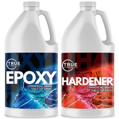 True Composites Epoxy and Hardener – Commercial Grade Clear Table Top Epoxy