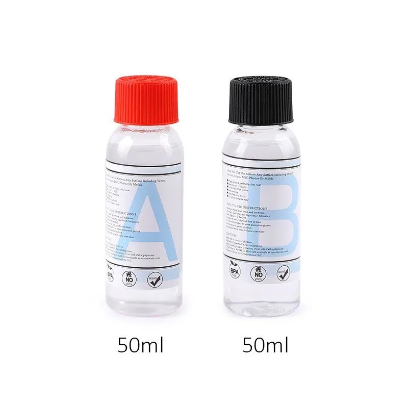 1:1 Clear Epoxy Resin Kit Crystal Casting Art Resin DIY Jewelry Craft Set