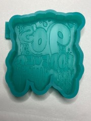 90s Forever Drip Text Freshie Mold | Silicone | Handmade