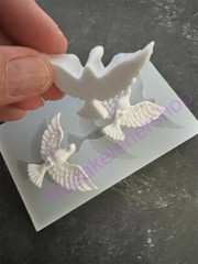 Dove Bird silicone mold for Fondant-Resin-handcrafts-polymer clay-handmade molds