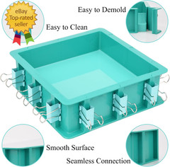 Adjustable Mold Housing Kit for Silicone Mold Making – Leak-Proof Plastic Frame