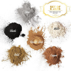 LEOBRO Metallic Mica Powder for Resin, Epoxy Resin Color Pigment, Pigment Powder