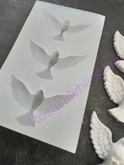 Dove Bird silicone mold for Fondant-Resin-handcrafts-polymer clay-handmade molds