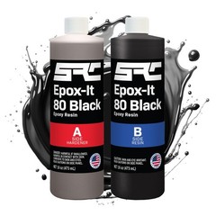 SPRESIN Black Epoxy Resin 32 oz High-Gloss Pure Black for Tabletops Art