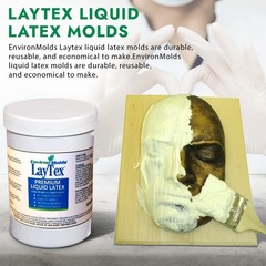EnvironMolds Liquid Latex Mold Rubber 16 oz – Flexible Casting Mold Latex
