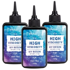 UV Resin, Upgrade 300g High Viscosity Hard UV Resin with Crystal Clear Resins…