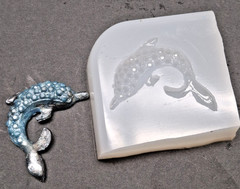 Handmade DALPHINE diamond pendant T-mold-MOLD ONLY-