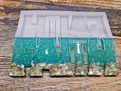 Handmade crystallized FAITH mold -MOLD ONLY-