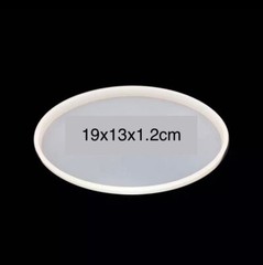 Oval Resin Silicone Molds Set Large Medium and Small, Shiny Resin Silicone Molds
