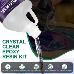 Crystal Clear Epoxy Resin – 1 Gallon Kit – for Jewelry DIY Art Crafts Tumbler