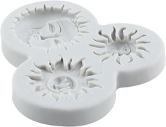 Sun and Moon Face Silicone Molds Sun Face Polymer Clay Mold for DIY Crafts Air D